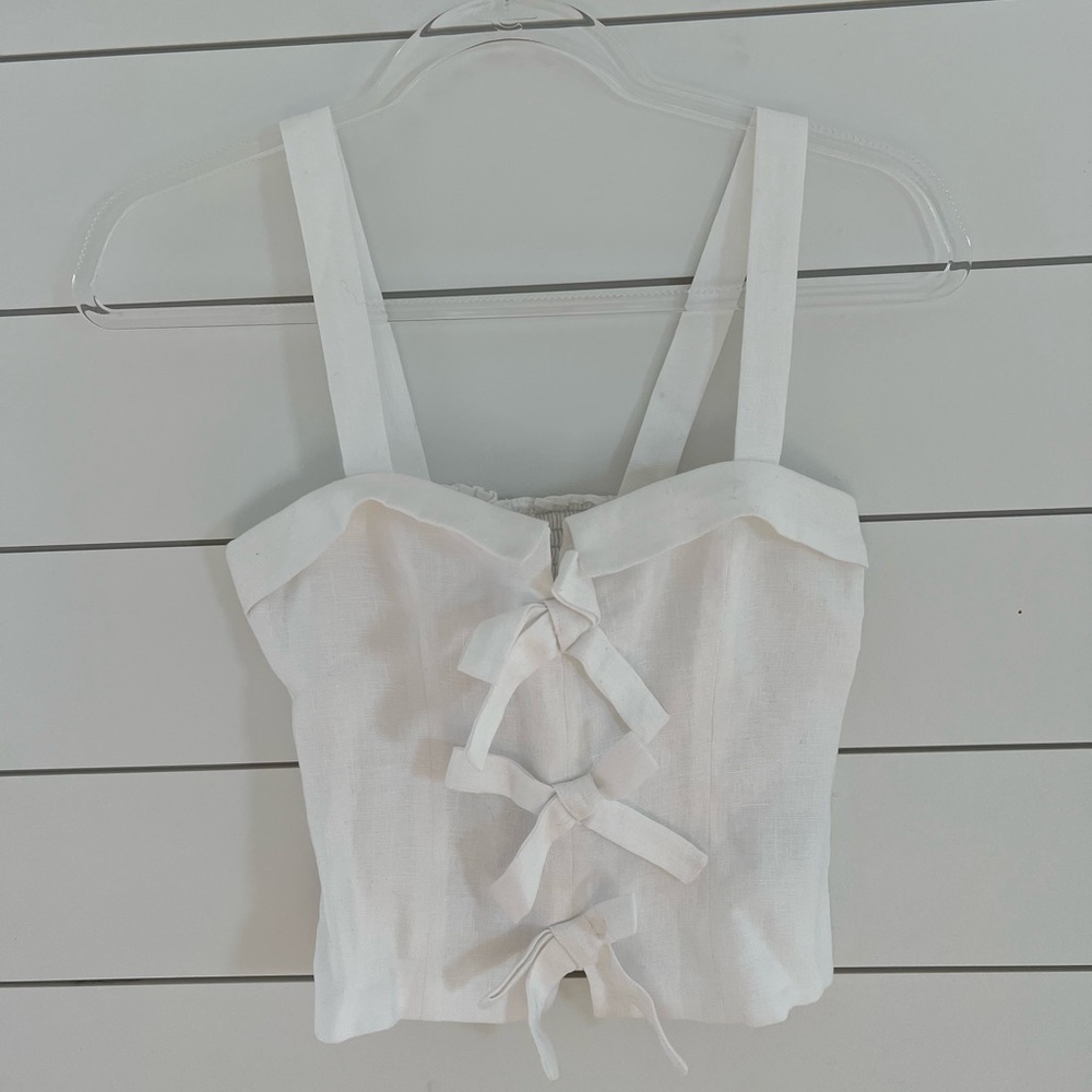 Reformation Sedgwick linen top